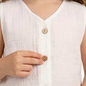 Kız Çocuk Müslin Yelek