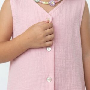 Kız Çocuk Müslin Yelek