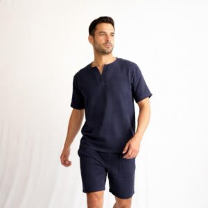 Erkek Cepli Müslin Şort