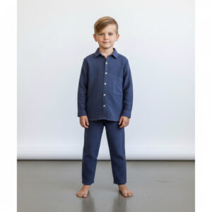 Erkek Çocuk Salaş Gömlek & Dar Paça Pantolon Takımı