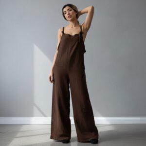 Kadın Müslin Salopet Tulum