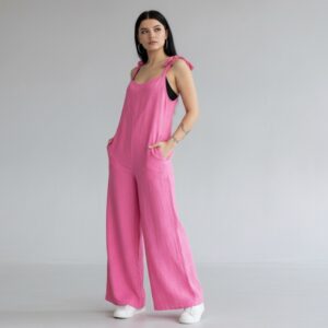 Kadın Müslin Salopet Tulum