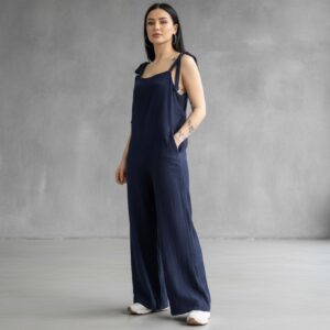 Kadın Müslin Salopet Tulum