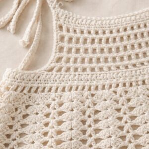 Kız Çocuk Dantel Örgü Bluz