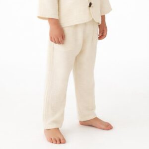Erkek Çocuk Müslin Dar Paça Pantolon