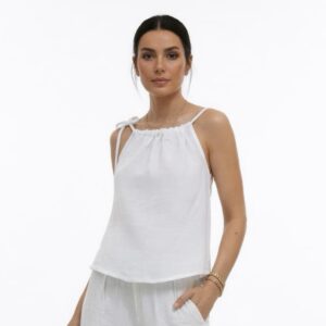 Kadın İp Askılı Müslin Bluz