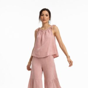 Kadın İp Askılı Müslin Bluz