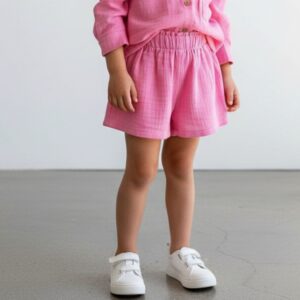 Kız Çocuk Müslin Şort