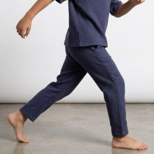 Erkek Çocuk Müslin Dar Paça Pantolon