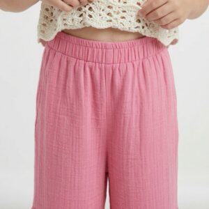 Kız Çocuk Müslin Palazzo Pantolon