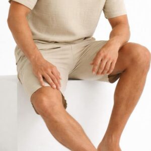 Erkek Cepli Müslin Şort