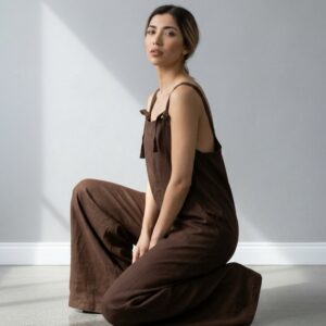 Kadın Müslin Salopet Tulum