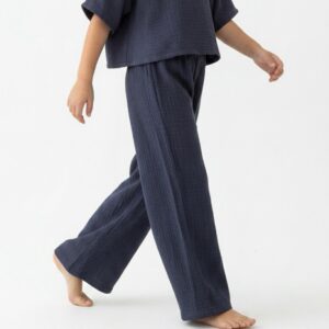 Kız Çocuk Müslin Palazzo Pantolon