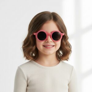 Minimo Yuvarlak Pembe Çocuk Gözlüğü