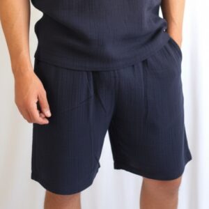 Erkek Cepli Müslin Şort