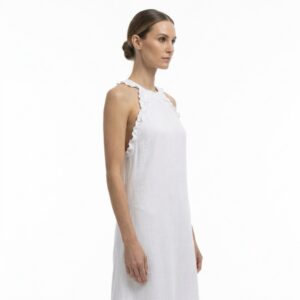 Müslin Pileli Yazlık Kadın Elbise