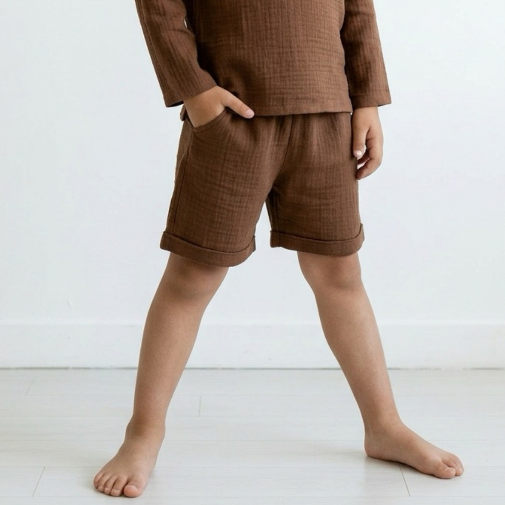Erkek Çocuk Müslin Şort - Görsel 9