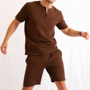 Erkek Cepli Müslin Şort