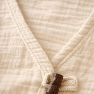 Erkek Çocuk İri Düğmeli Müslin Gömlek