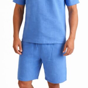 Erkek Cepli Müslin Şort