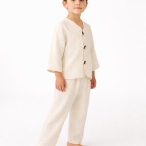 Erkek Çocuk Müslin Dar Paça Pantolon