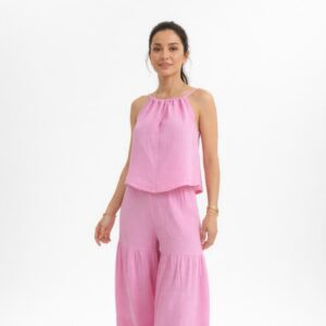 Kadın İp Askılı Müslin Bluz