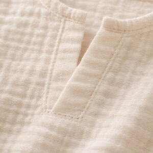 Erkek Çocuk V Yaka Müslin Tişört & Şort Takımı