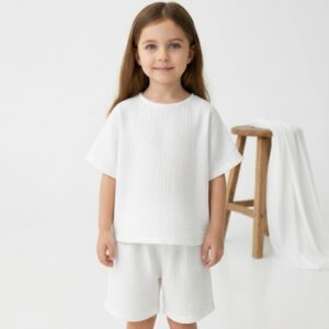 Kız Çocuk Müslin Şort