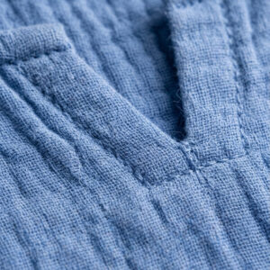 Erkek Çocuk V Yaka Müslin Tişört & Dar Paça Pantolon Takımı