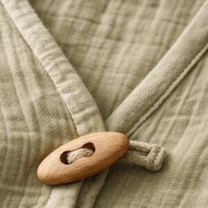 Erkek Çocuk İri Düğmeli Müslin Gömlek