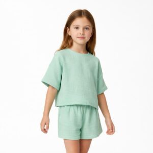 Kız Çocuk Müslin Şort