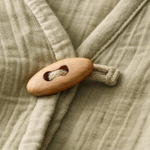 Erkek Çocuk İri Düğmeli Müslin Gömlek & Dar Paça Pantolon Takımı