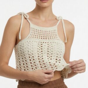 Kadın Dantel Örgü Bluz