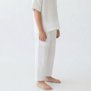 Erkek Çocuk Müslin Dar Paça Pantolon