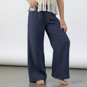 Kız Çocuk Müslin Palazzo Pantolon