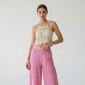 Kadın Dantel Örgü Bluz