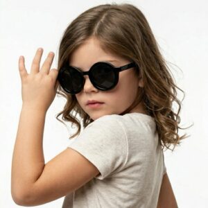 Minimo Yuvarlak Siyah Çocuk Gözlüğü