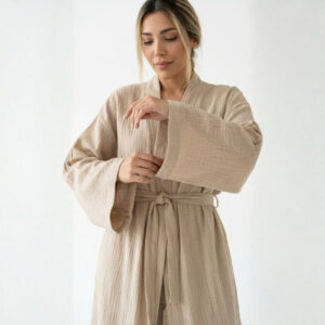 Kadın Müslin Kimono Takım
