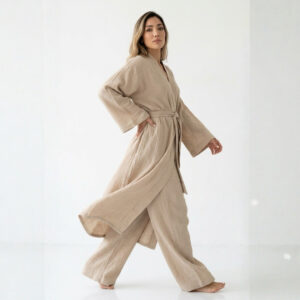 Kadın Müslin Kimono Takım