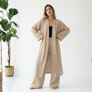 Kadın Müslin Kimono Takım