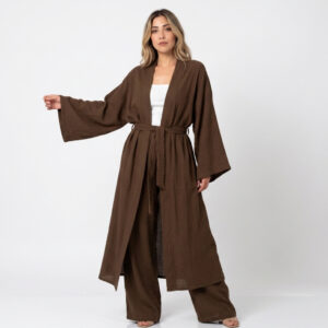 Kadın Müslin Kimono Takım