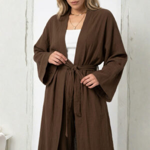 Kadın Müslin Kimono Takım