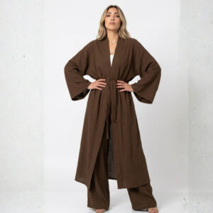 Kadın Müslin Kimono Takım